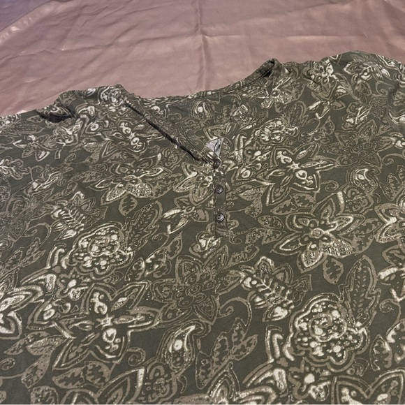 Coldwater creak pattern tee shirt size L - Picture 4 of 6